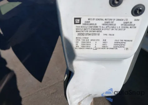 2004 Chevrolet Silverado 1500 Ls from USA, damaged, VIN 2GCEC13T641378116